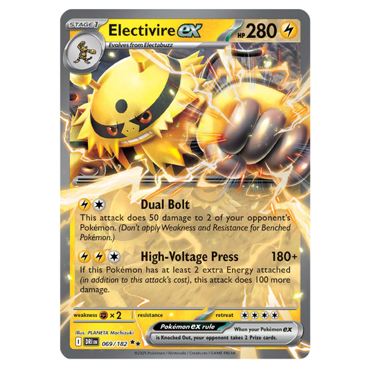 Electivire ex - Destined Rivals - 069/182 - Double Rare