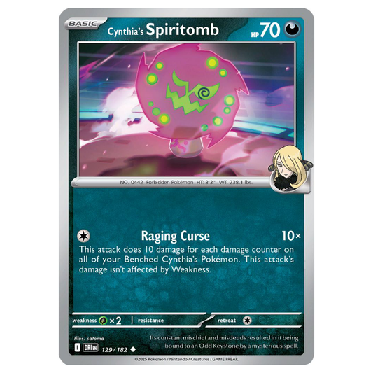 Cynthia's Spiritomb - Destined Rivals - 129/182 - Uncommon