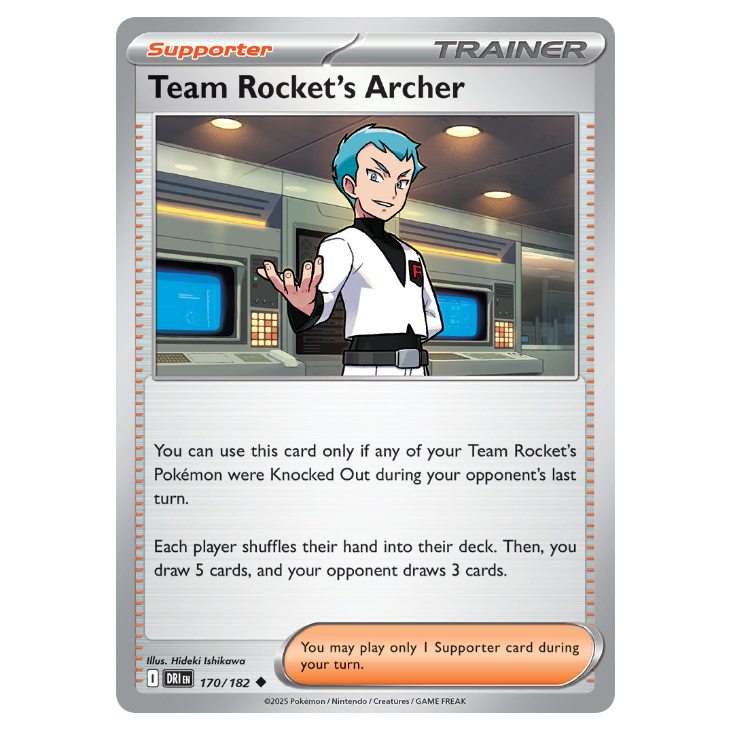 Team Rocket's Archer - Destined Rivals - 170/182 - Uncommon
