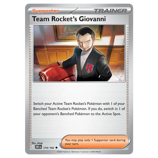 Team Rocket's Giovanni - Destined Rivals - 174/182 - Uncommon