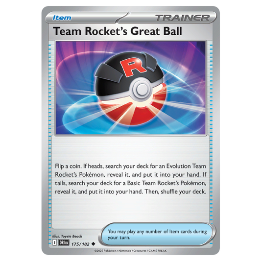 Team Rocket's Great Ball - Destined Rivals - 175/182 - Uncommon