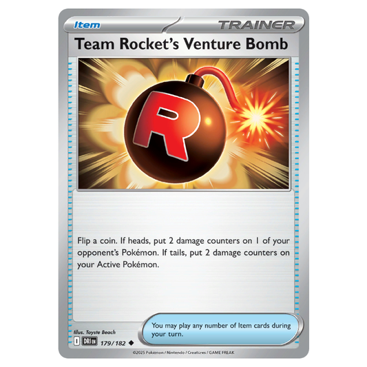 Team Rocket's Venture Bomb - Destined Rivals - 179/182 - Uncommon