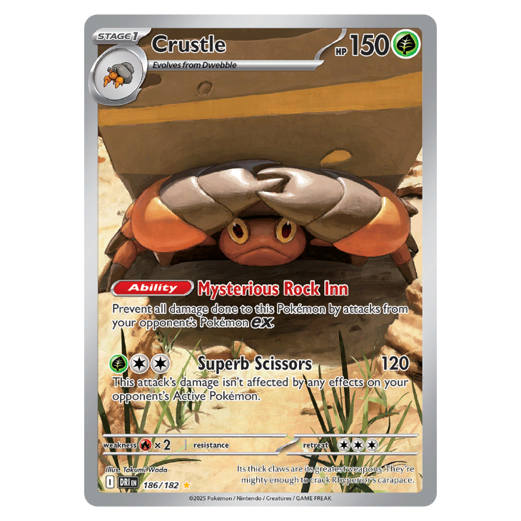 Crustle - Destined Rivals - 186/182 - Illustration Rare