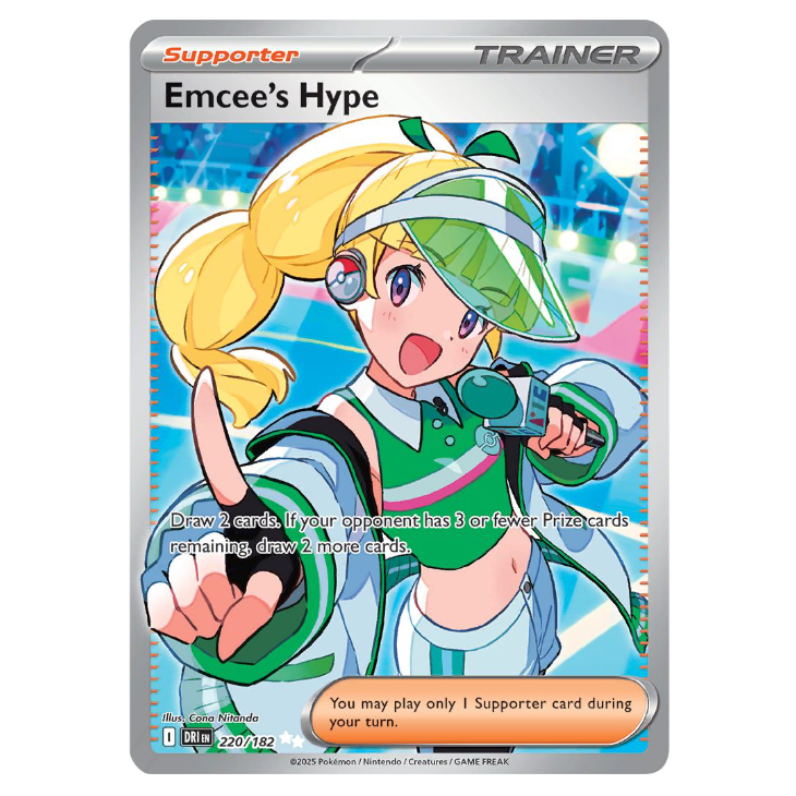 Emcee's Hype - Destined Rivals - 220/182 - Full Art Ultra Rare