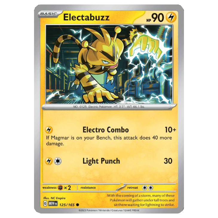 Electabuzz - 151 - 125/165 - Promo Holo "common"