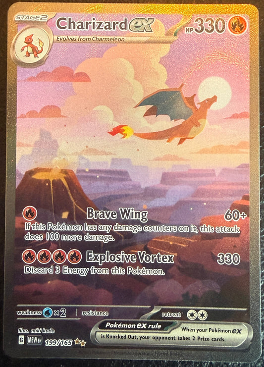 Charizard ex - 151 - 199/165 - Special Illustration Rare (LP)