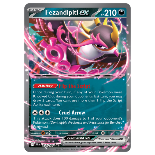 Fezandipiti ex - Shrouded Fable - 038/064 - Ultra Rare Holo