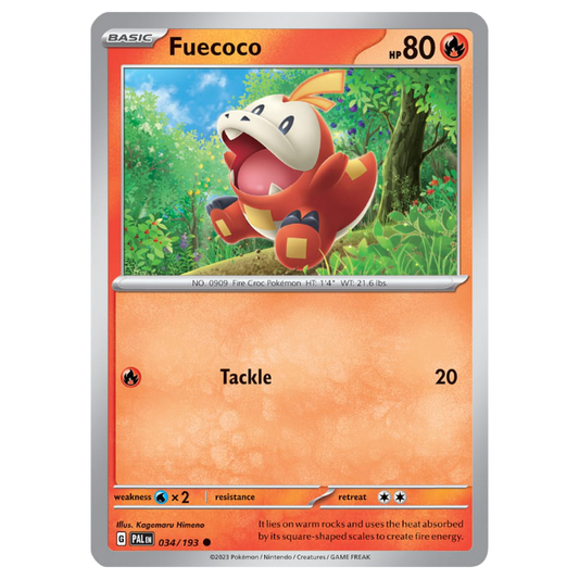 Fuecoco - Paldea Evolved - 034/193 - Holo Promo "Common"