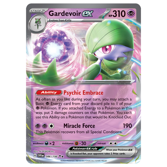 Gardevoir ex - Scarlet & Violet - 086/198 - Ultra Rare Holo