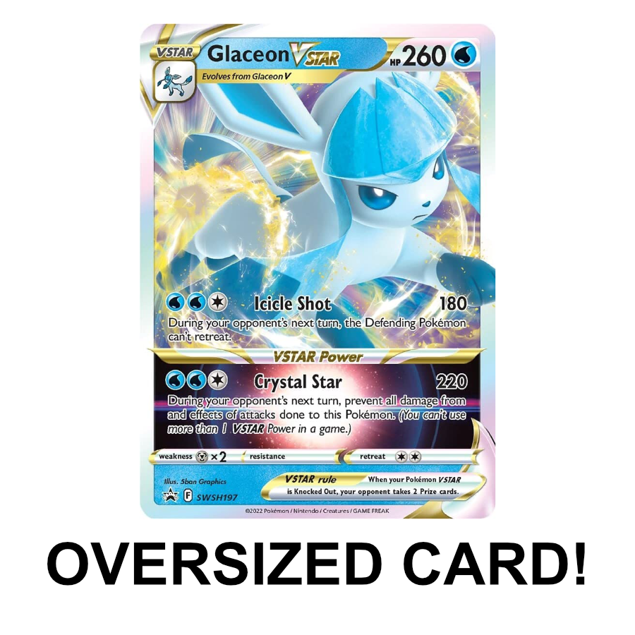 Glaceon VSTAR SWSH197 - Promo Oversized Card