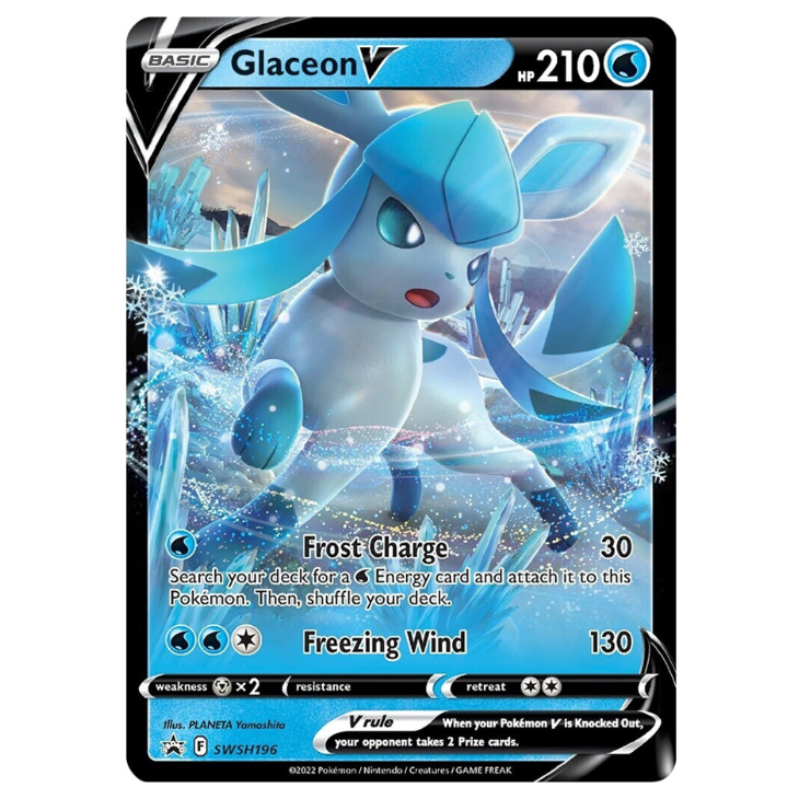 SWSH196 Glaceon V - Holo Promo