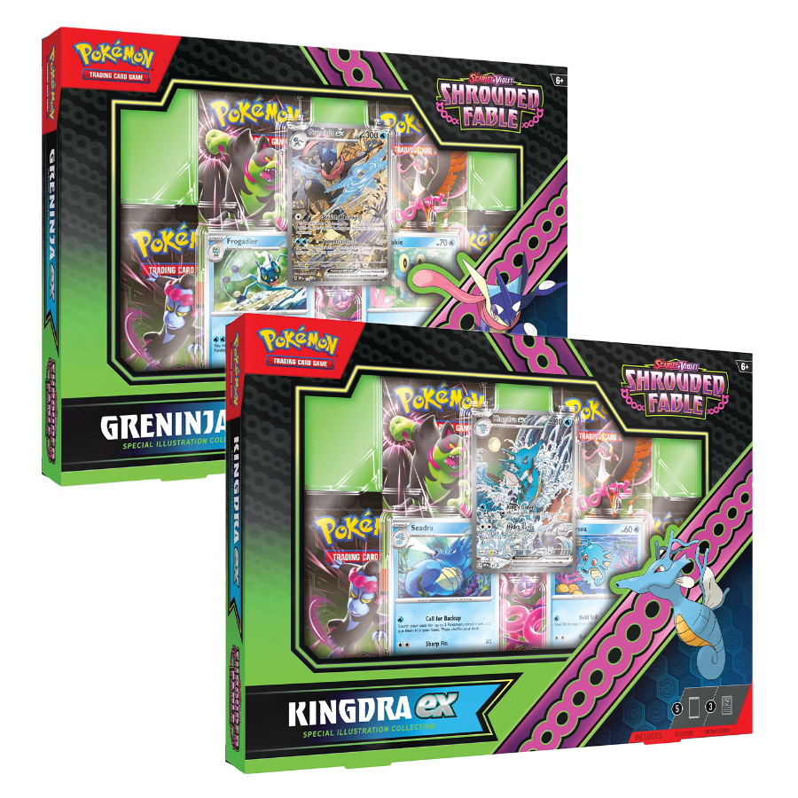 Shrouded Fable Greninja ex / Kingdra ex Special Illustration Collection