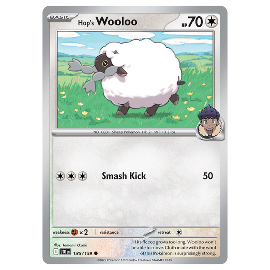 Hop's Wooloo - Journey Together - 135/159 - Promo Holo "common"