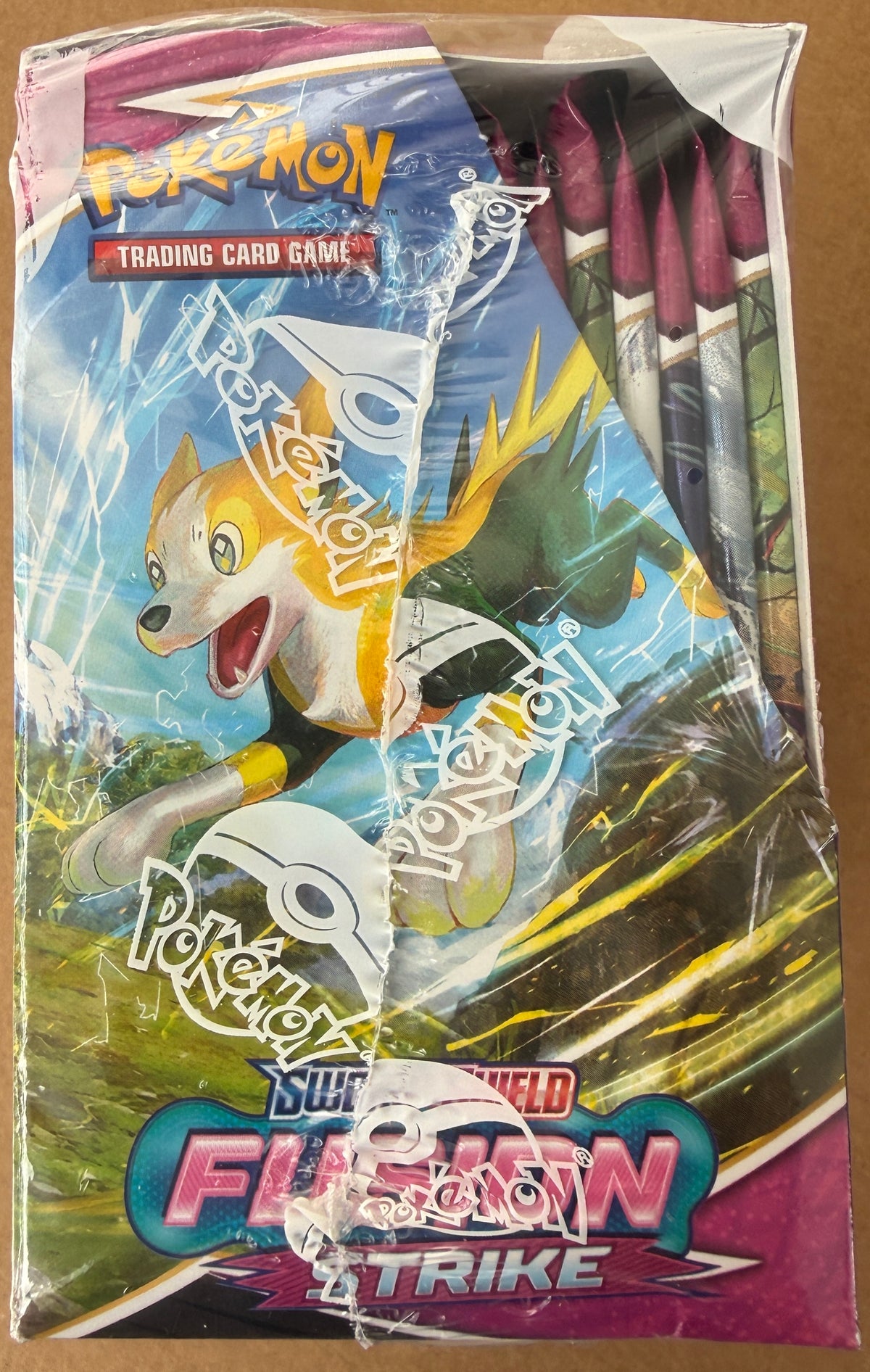 Fusion Strike Booster Box (with transit damage)