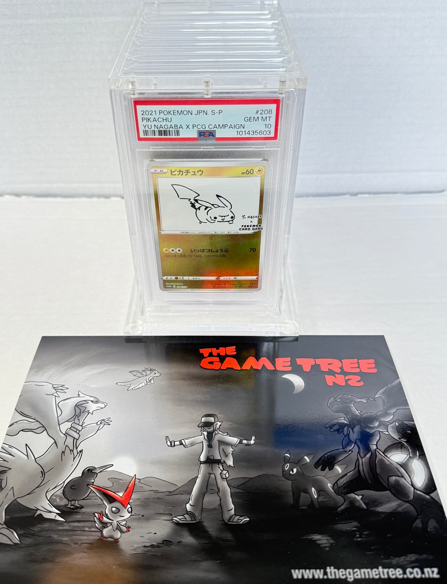 psa graded pokemon card 10 slot display Acrylic 10-Slot PSA Slab Box (Pokémon) – The Game Tree NZ