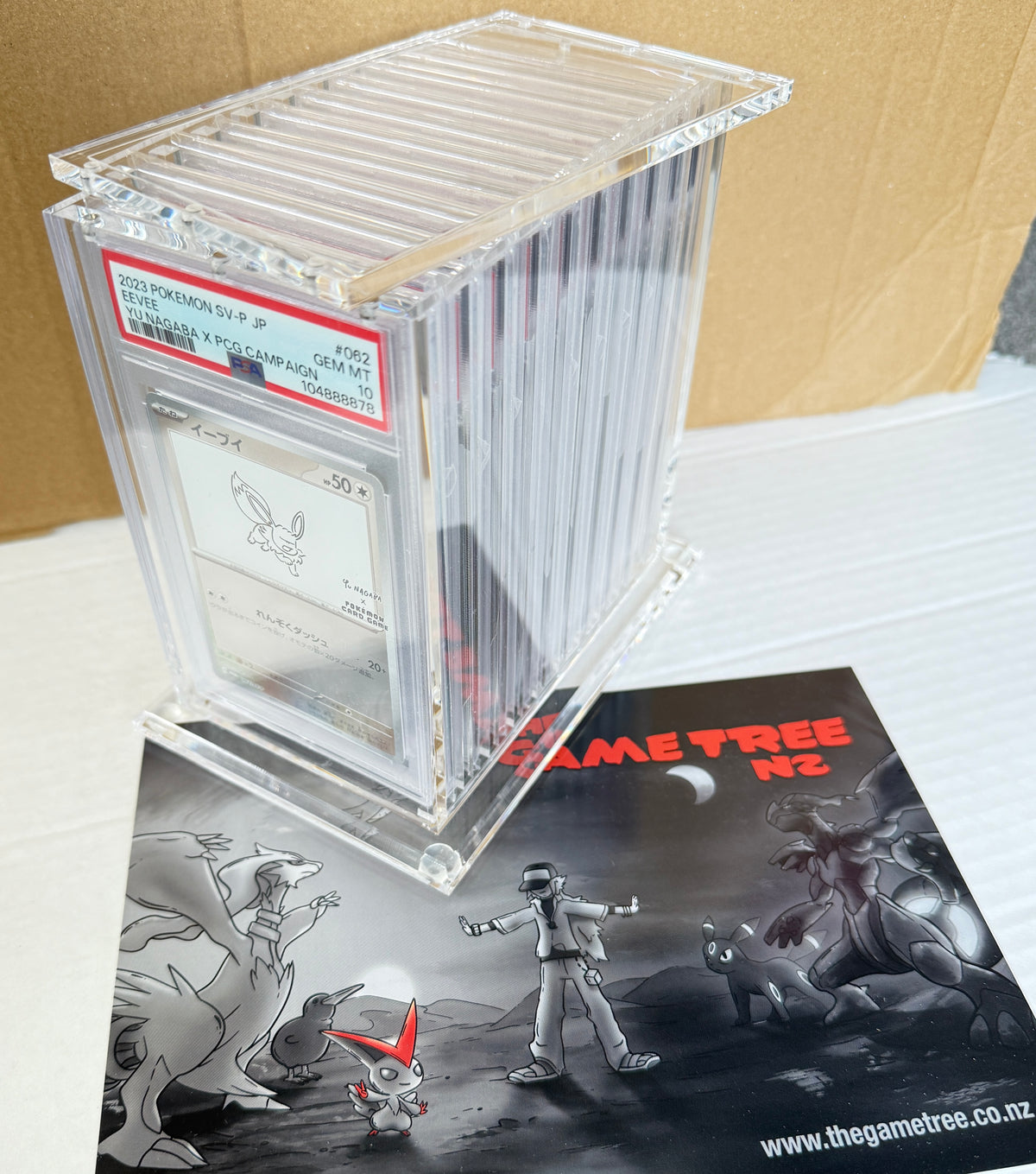 Acrylic 10-Slot PSA Slab Box (Pokémon)