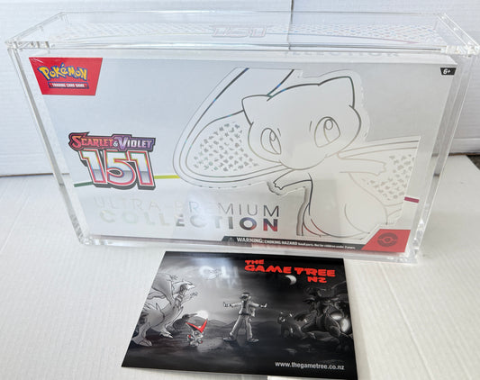 Acrylic 151 Ultra Premium Collection Display (also fits Mega Charizard X EX UPCs!)