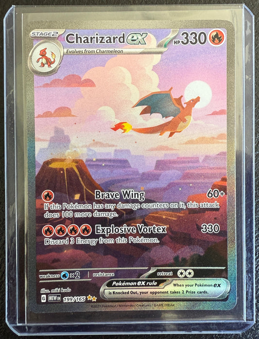 Charizard ex - 151 - 199/165 - Special Illustration Rare (MP)