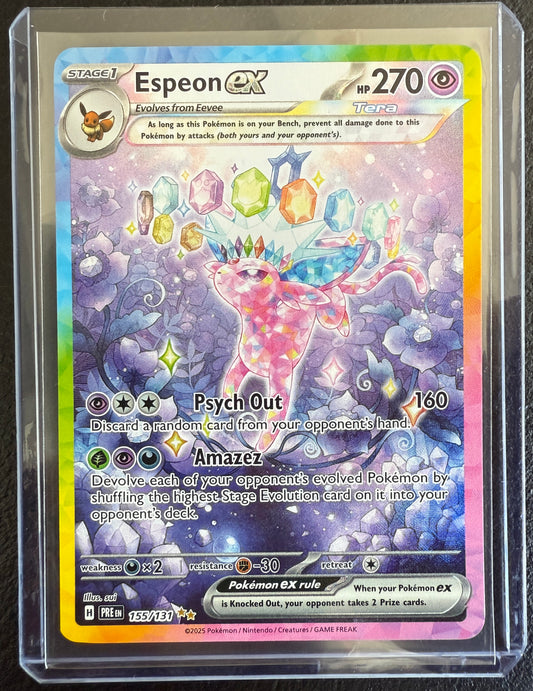 Espeon ex - Prismatic Evolutions - 155/131 - Special Illustration Rare