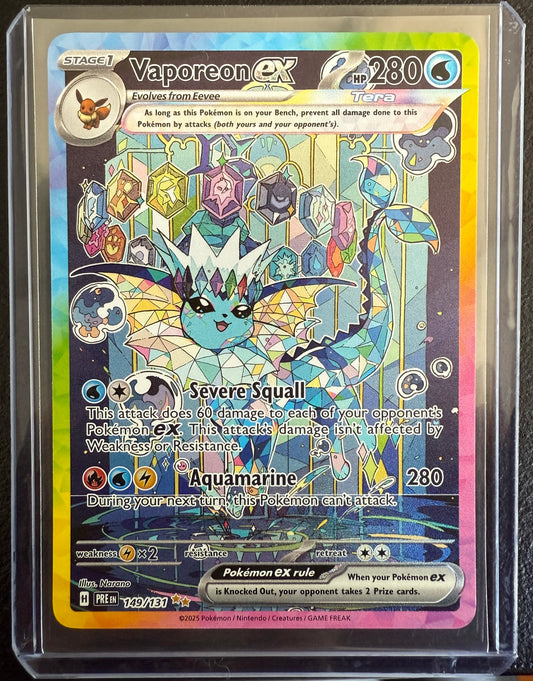 Vaporeon ex - Prismatic Evolutions - 149/131 - Special Illustration Rare
