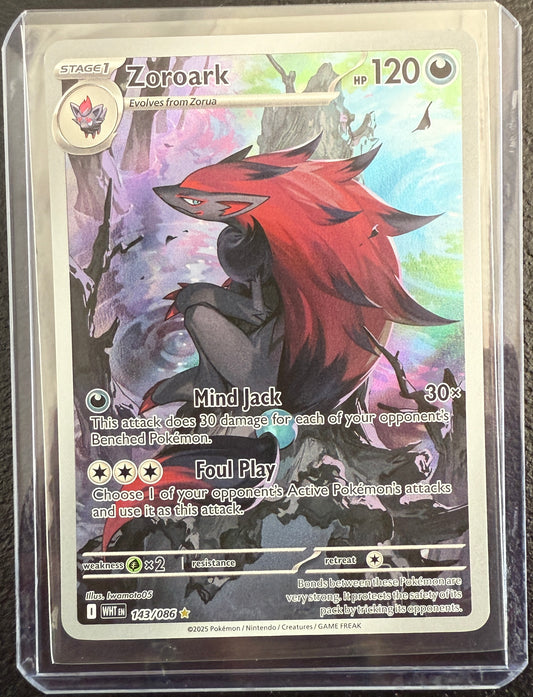 Zoroark - White Flare - 143/086 - Illustration Rare
