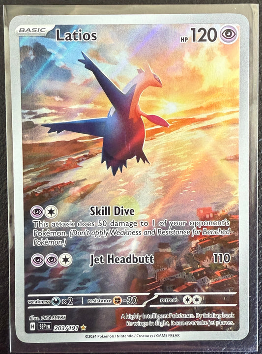 Latios - Surging Sparks - 203/191 - Illustration Rare