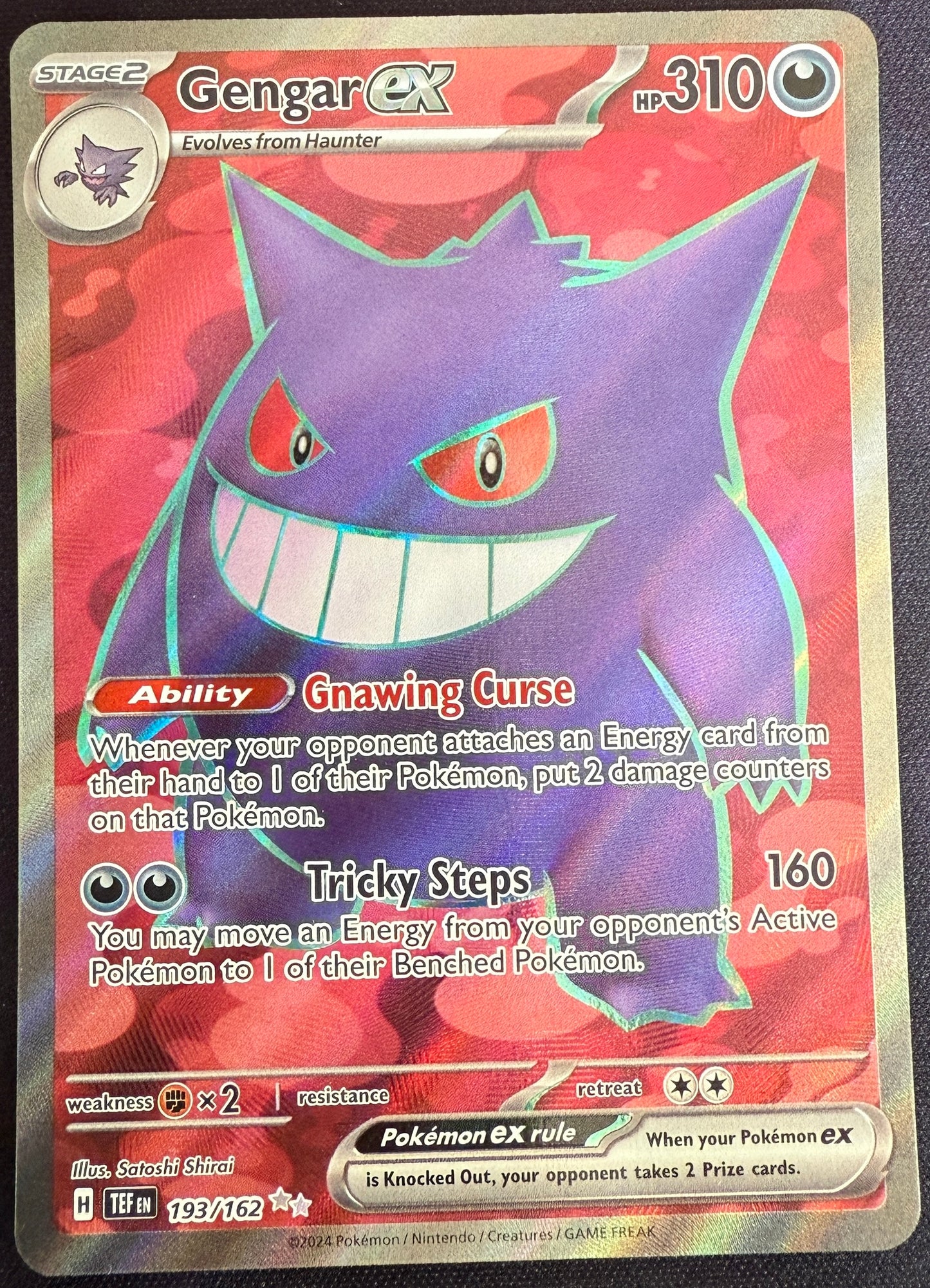 Gengar ex - Temporal Forces - 193/162 - Full Art