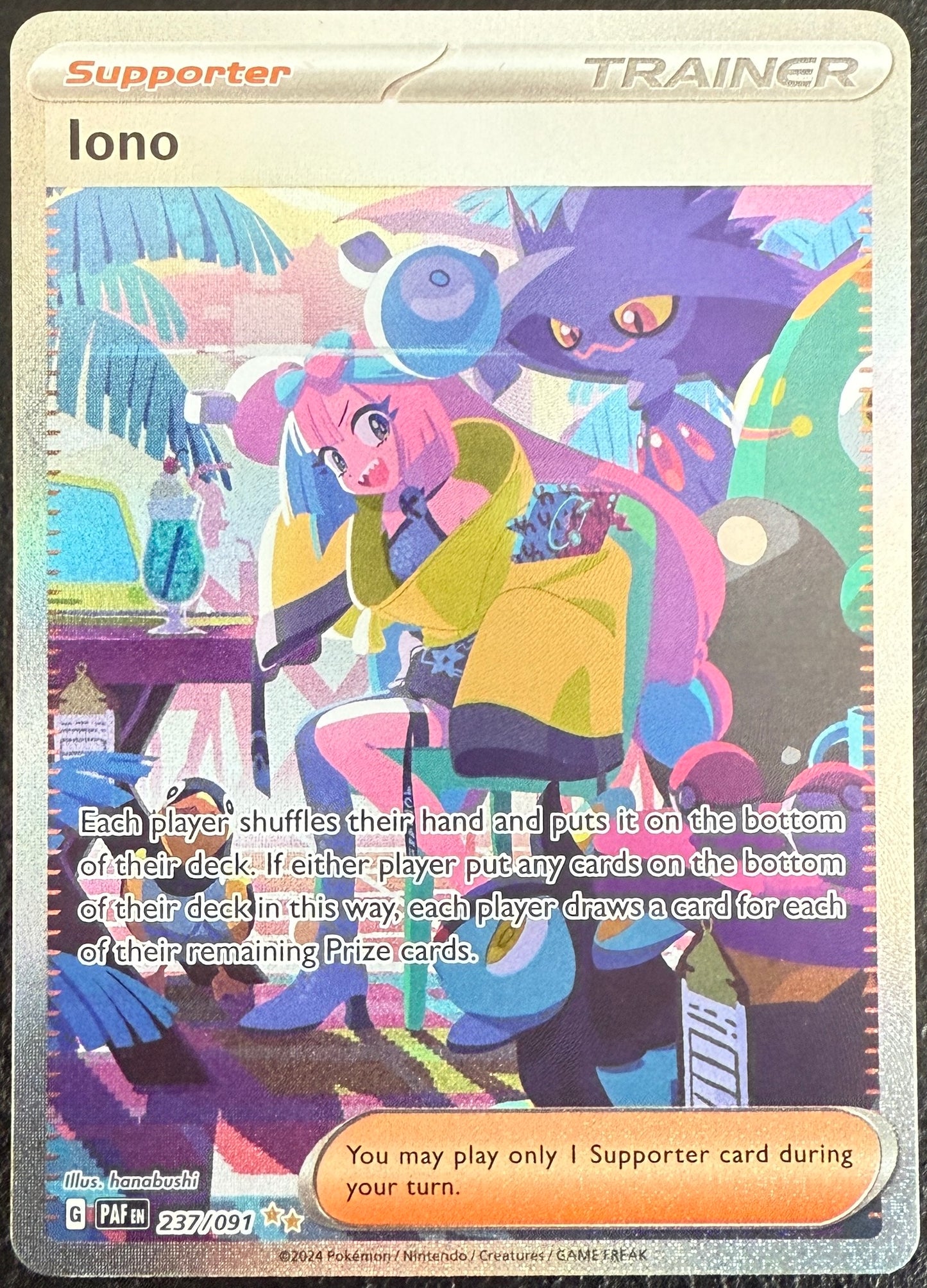 Iono - Paldean Fates - 237/091 - Special Illustration Rare