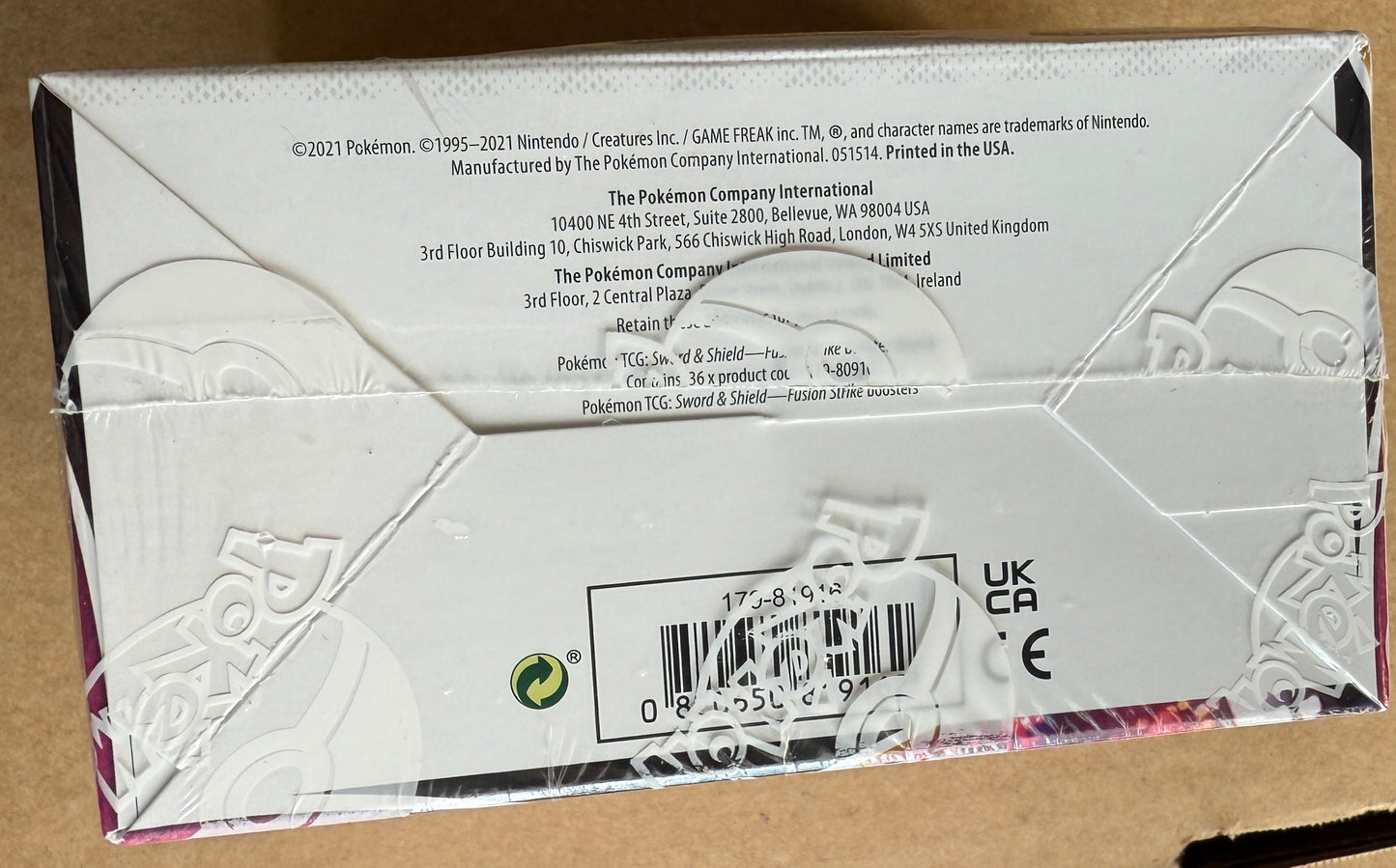 Fusion Strike Booster Box (with transit damage)