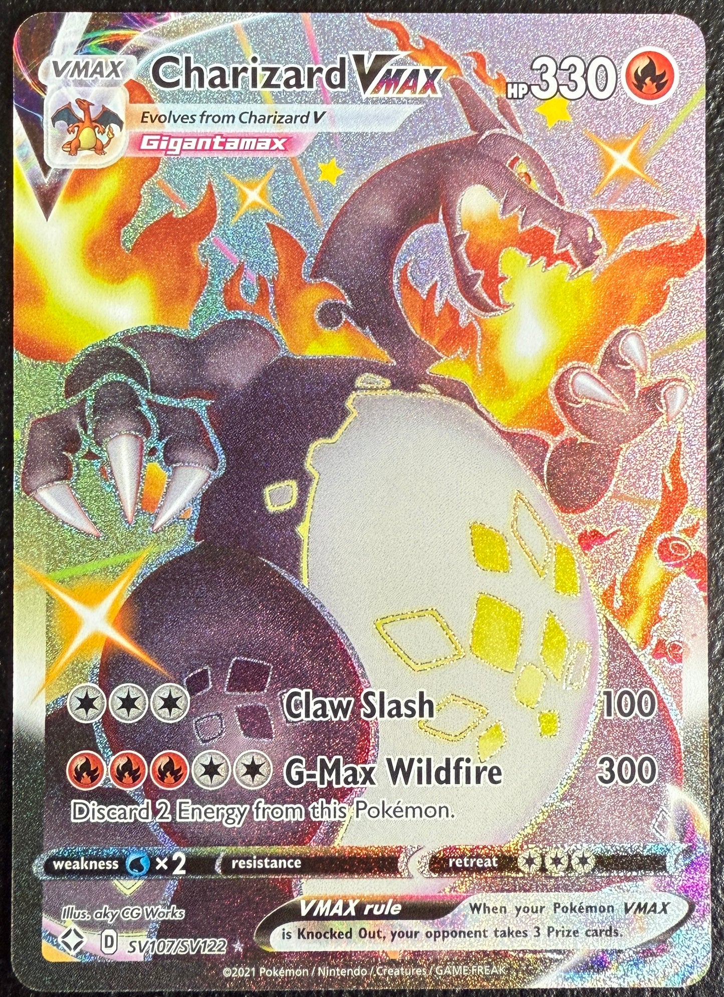 Charizard VMAX - Shining Fates - SV107/SV122 - Shiny Vault
