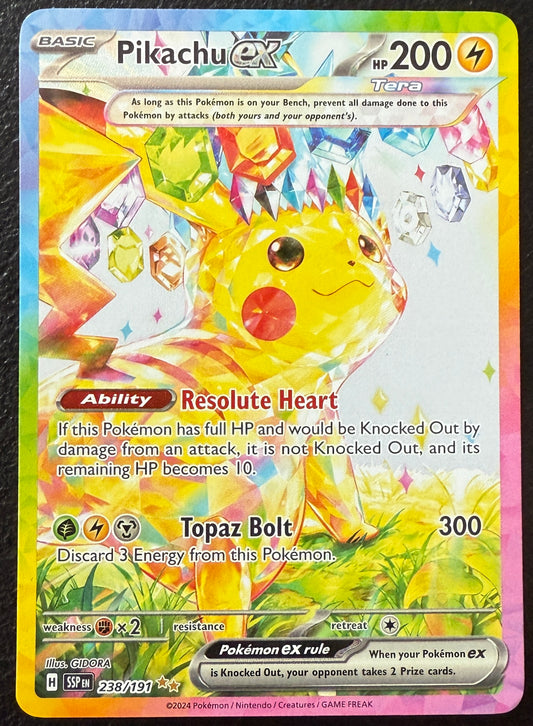 Pikachu ex - Surging Sparks - 238/191 - Special Illustration Rare
