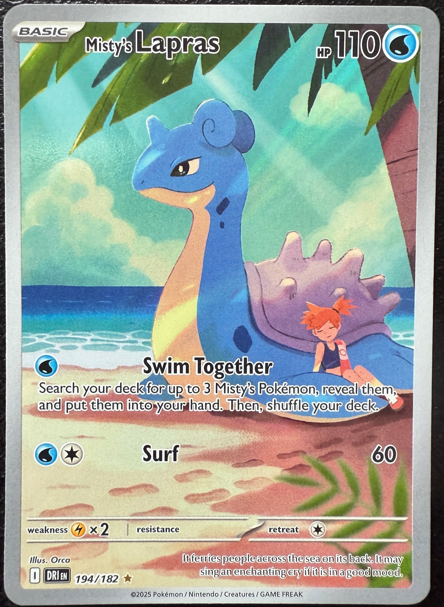 Misty's Lapras - Destined Rivals - 194/182 - IR