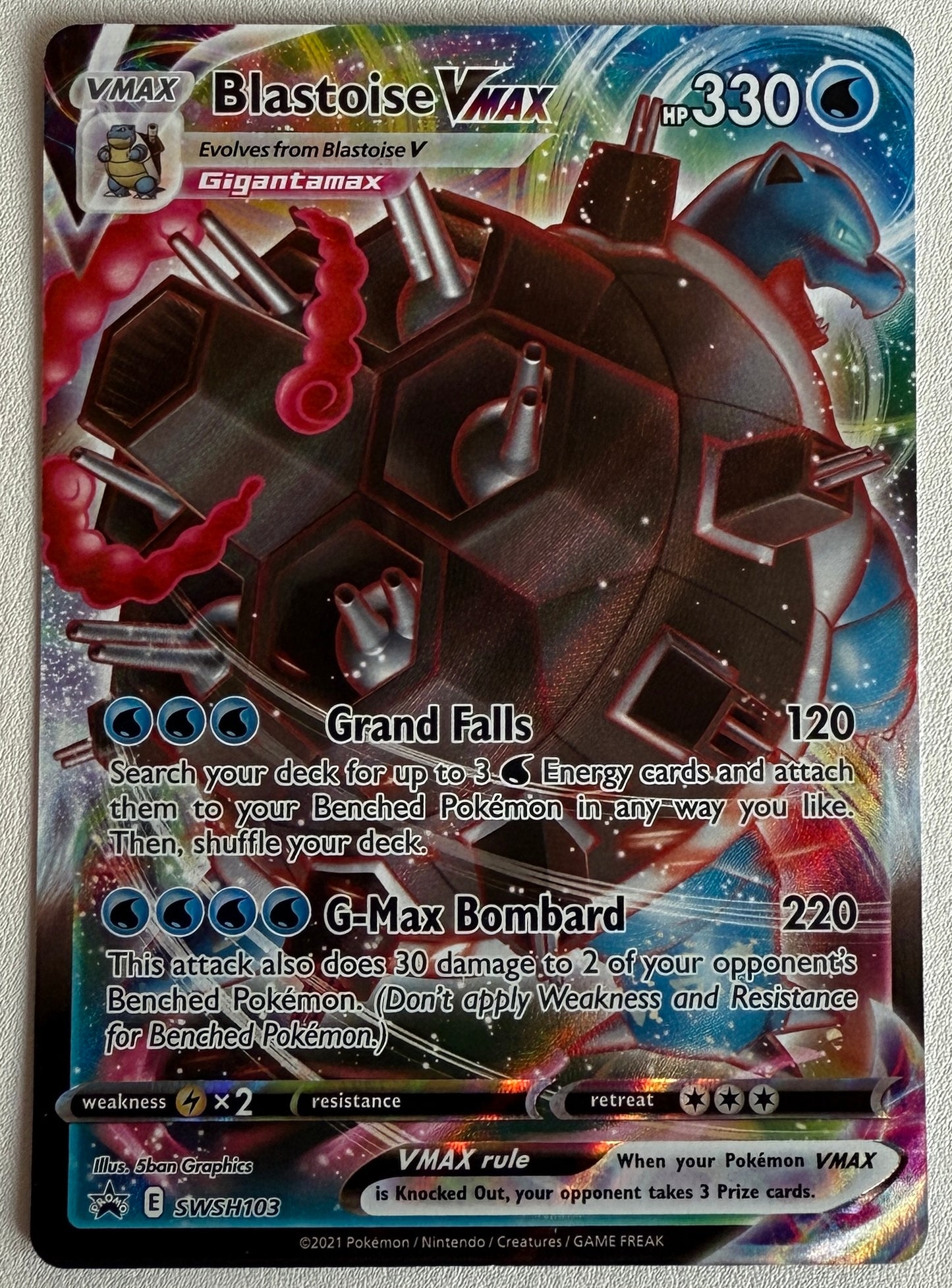 SWSH103 - Blastoise VMAX - SWSH Promo