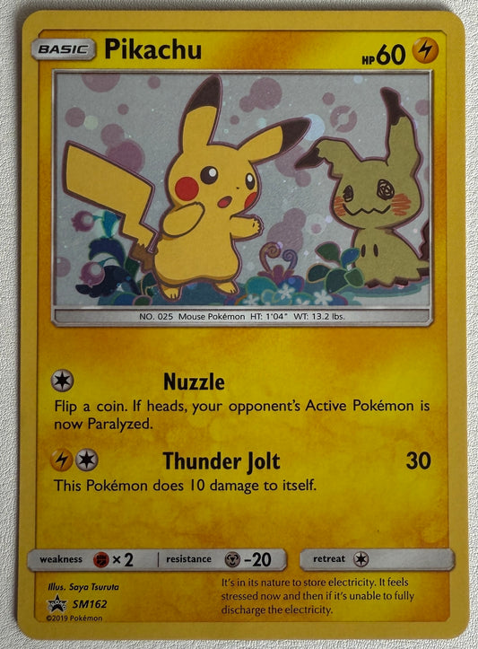 SM162 Pikachu - Holo SM Promo (MP+)