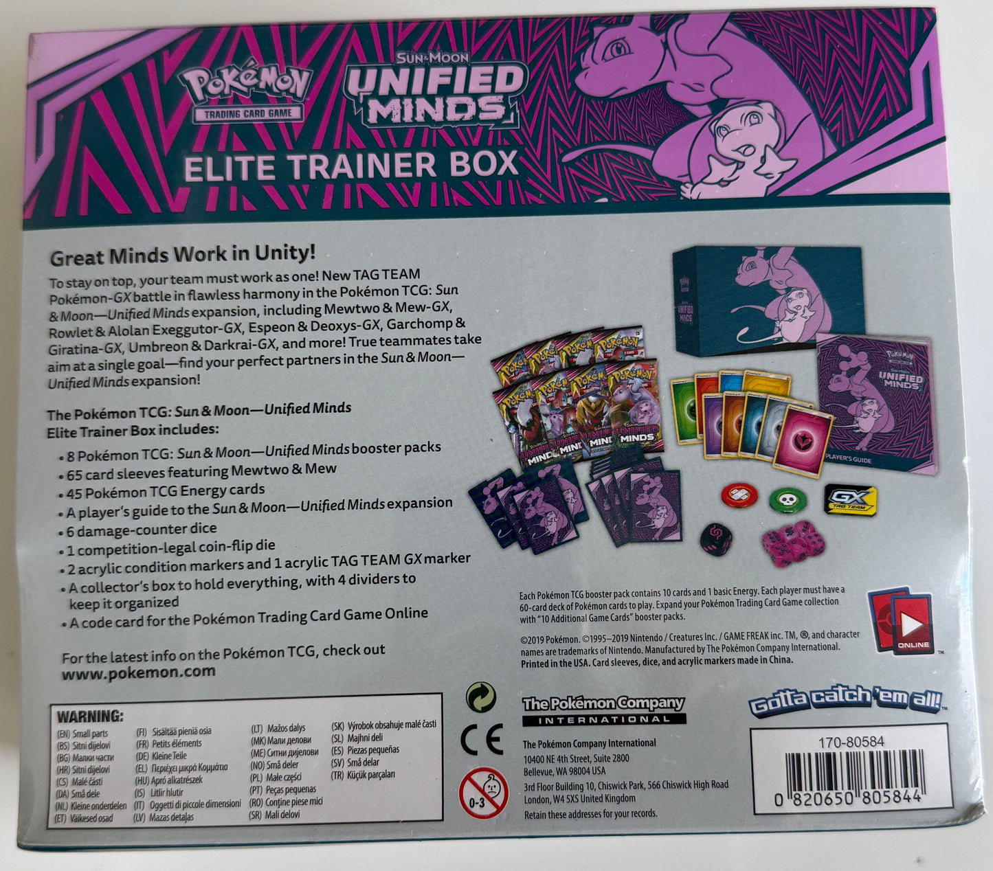 Unified Minds Elite Trainer Box (read description)