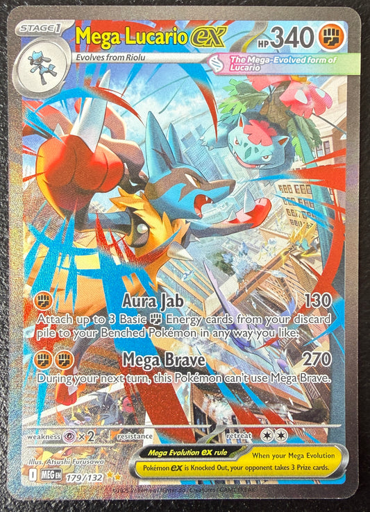 Mega Lucario ex - Mega Evolution - 179/132 - Special Illustration Rare