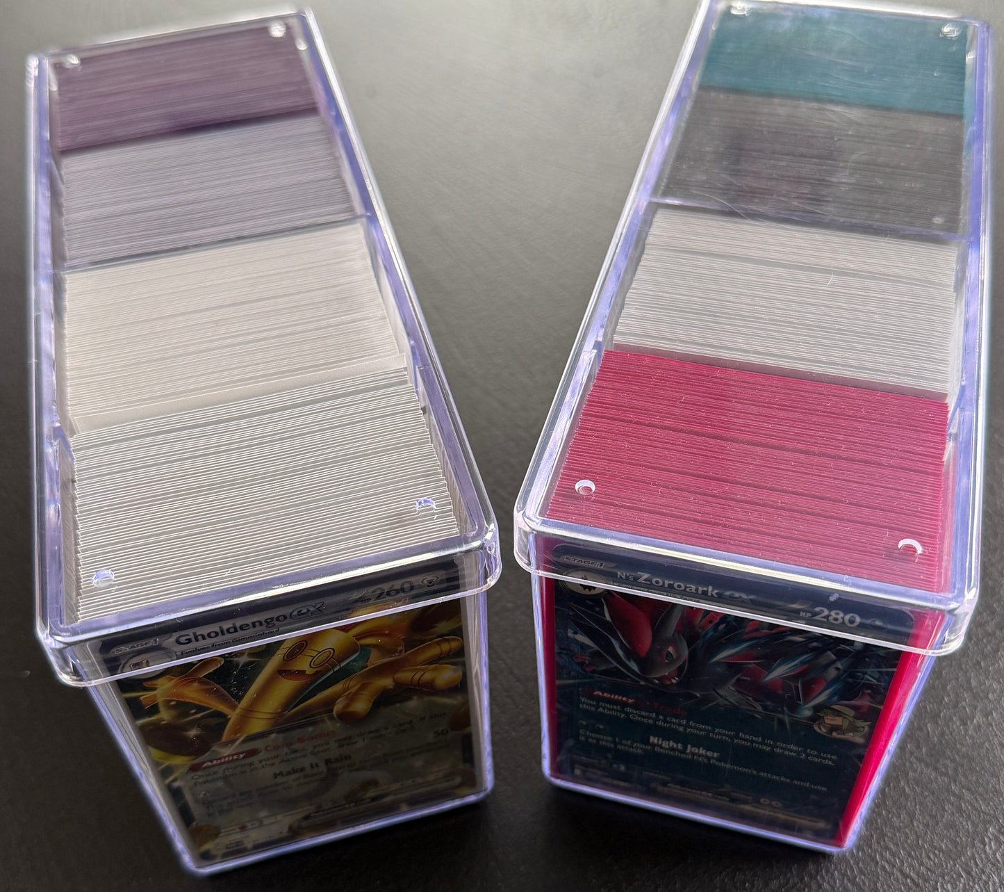 Ultra Pro - 4-Compartment Clear Card Box