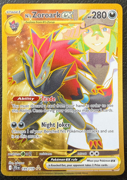 N's Zoroark ex - Journey Together - 189/159 - Hyper Rare