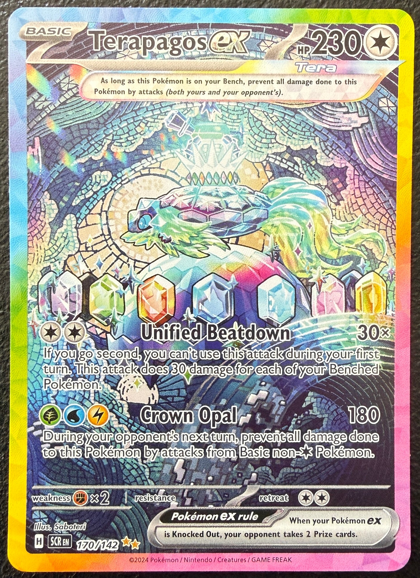 Terapagos ex - Stellar Crown - 170/142 - Special Illustration Rare
