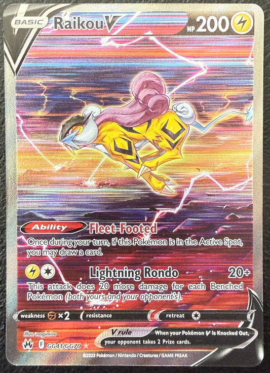 Raikou V - Crown Zenith - GG41/GG70 - Galarian Gallery Alt. Art