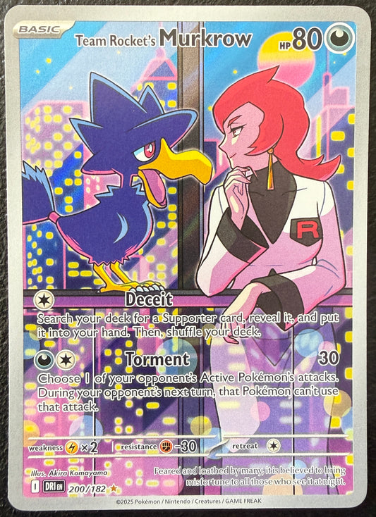 Team Rocket's Murkrow - Destined Rivals - 200/182 - IR