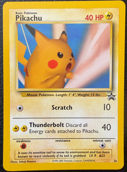 #26 Pikachu (SNAP) - Pokémon League - WotC Black Star Promo