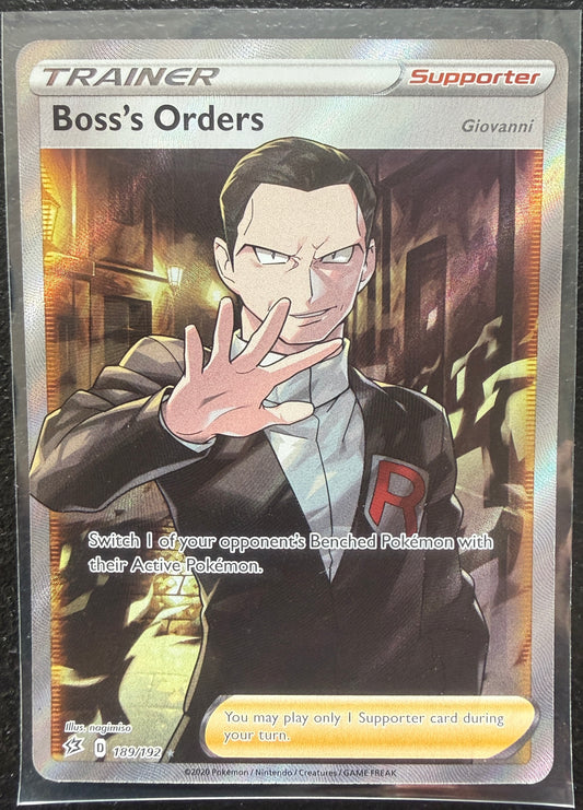 Boss's Orders - Rebel Clash - 189/192 - Full Art Ultra Rare