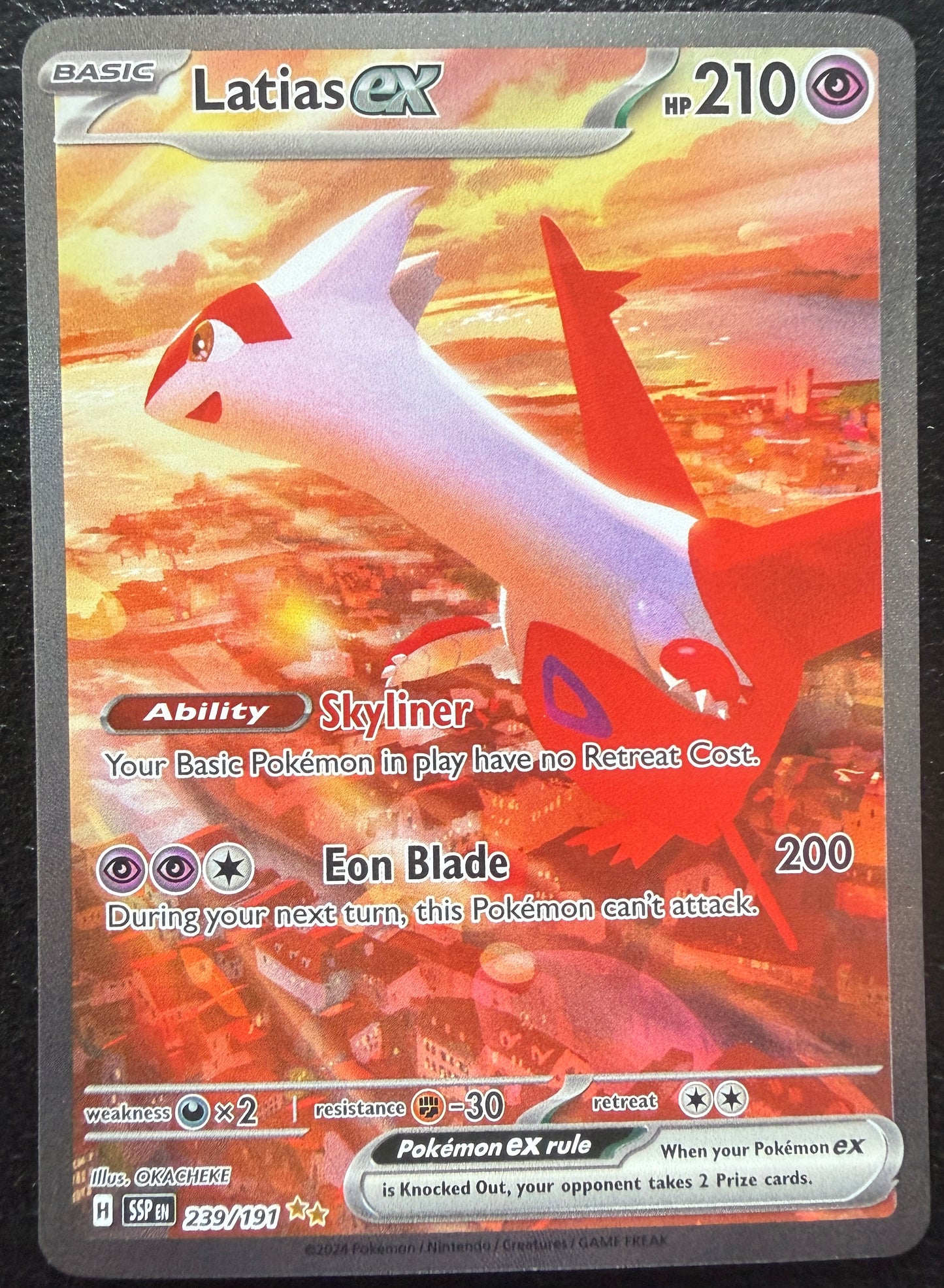 Latias ex - Surging Sparks - 239/191 - Special Illustration Rare