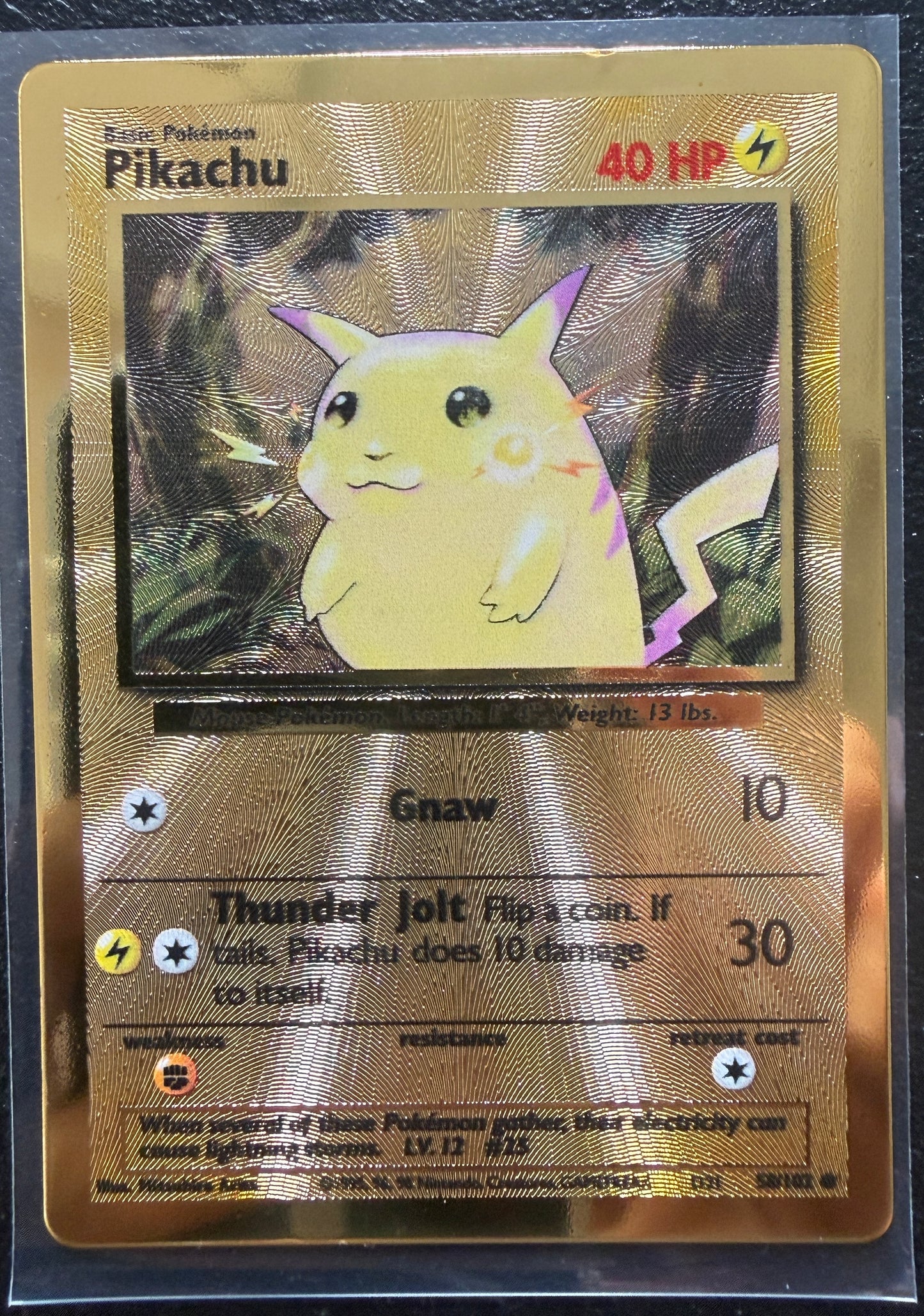 Metal Pikachu 58/102 from Celebrations UPC