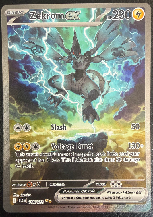 Zekrom ex - Black Bolt - 166/086 - Special Illustration Rare (OC)