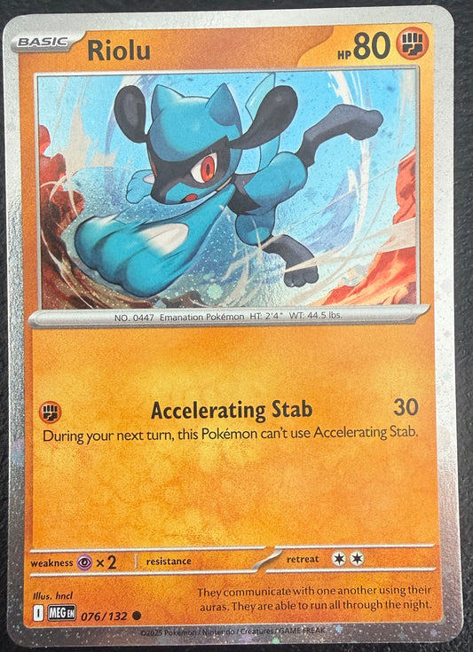 Riolu - Mega Evolution - 076/132 - Promo Holo "common"