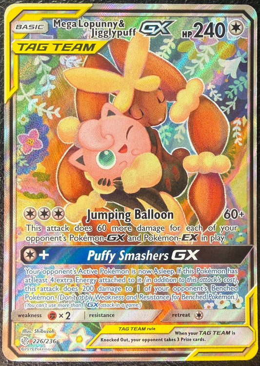 Mega Lopunny & Jigglypuff GX - Cosmic Eclipse - 226/236 - Alt. Art