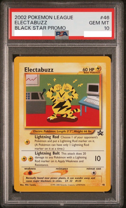 PSA 10 GEM MT Electabuzz - WotC Promo Non-Holo 46