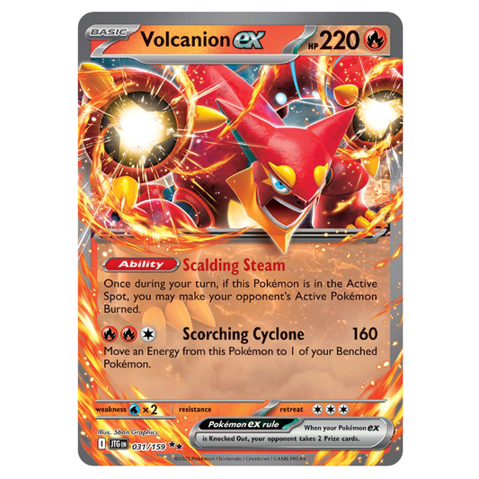 Volcanion ex - Journey Together - 031/159 - Double Rare